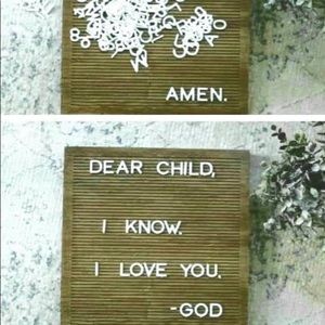 He knows just talk to him.